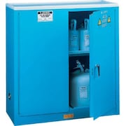 JUSTRITE Acid Corrosive Cabinet Self Close Bifold Doors Vertical Storage 893082